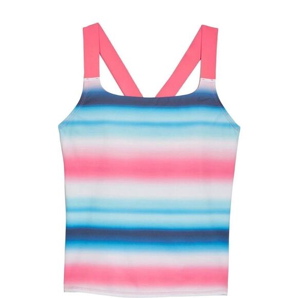 Nike Women's V Back‎ Tankini Top-Size Small - Picture 1 of 7